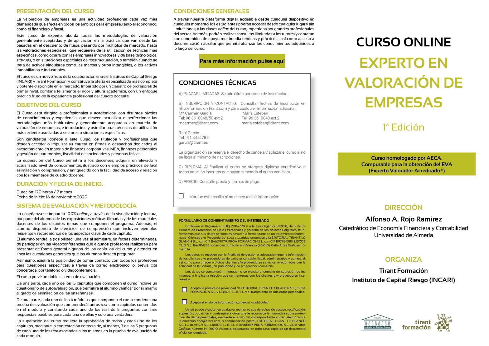 Curso de Experto en Valoración de Empresas