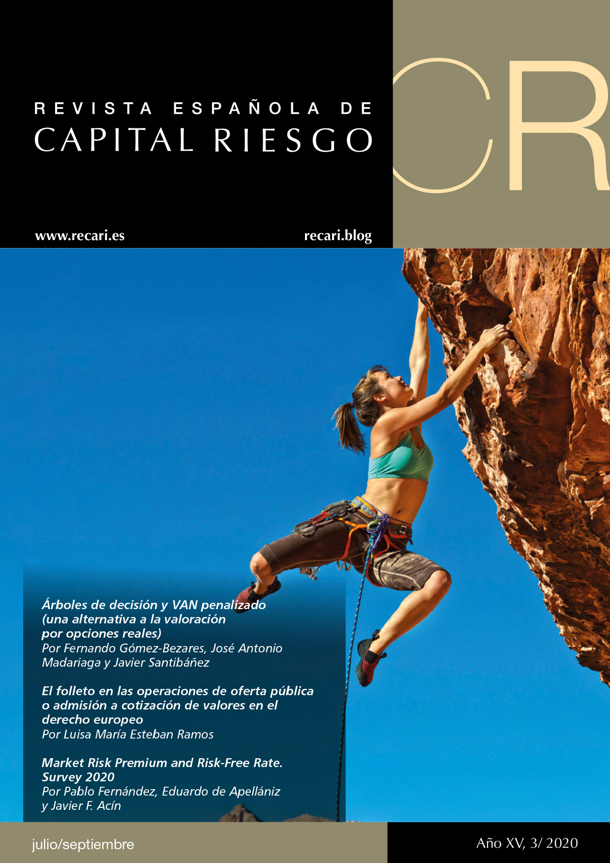 Portada Revista Española de Capital Riesgo 3T.2020