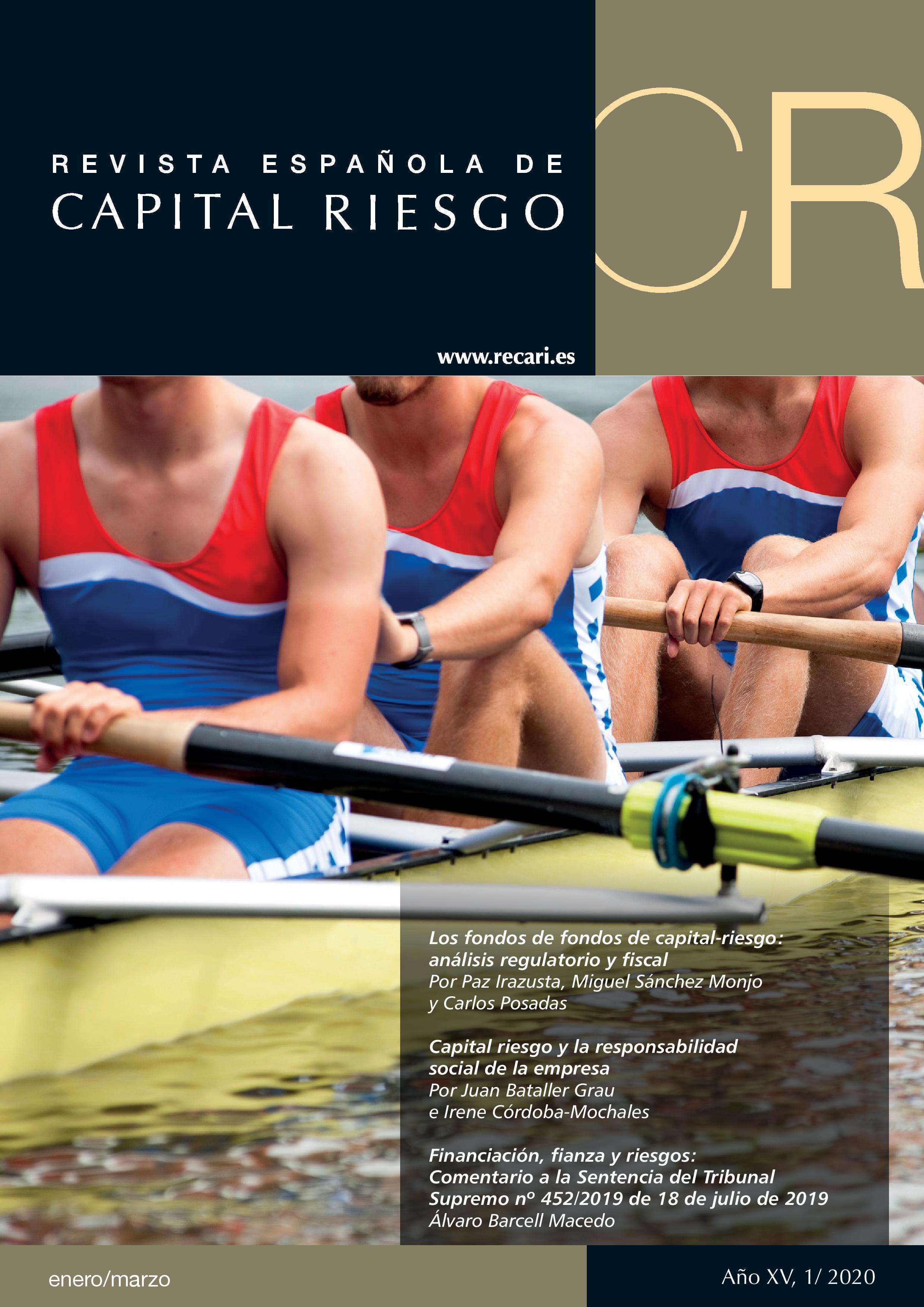 Portada Revista Española de  Capital Riesgo 1T.2020