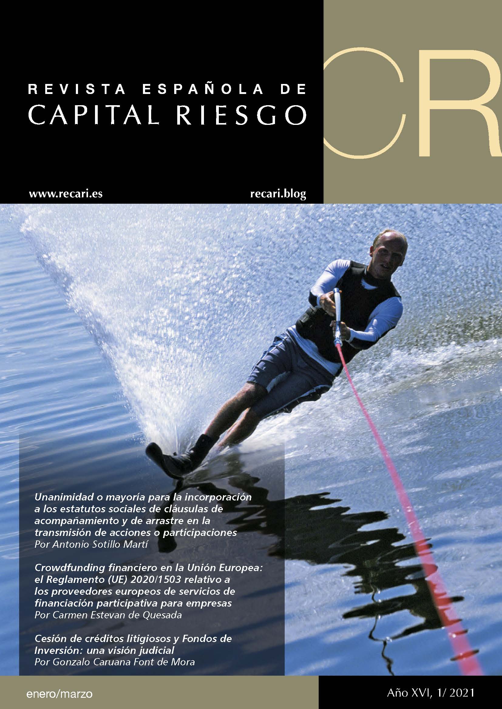 Portada de la Revista Española de Capital Riesgo del 1T.2021 / Q1.2021 ...