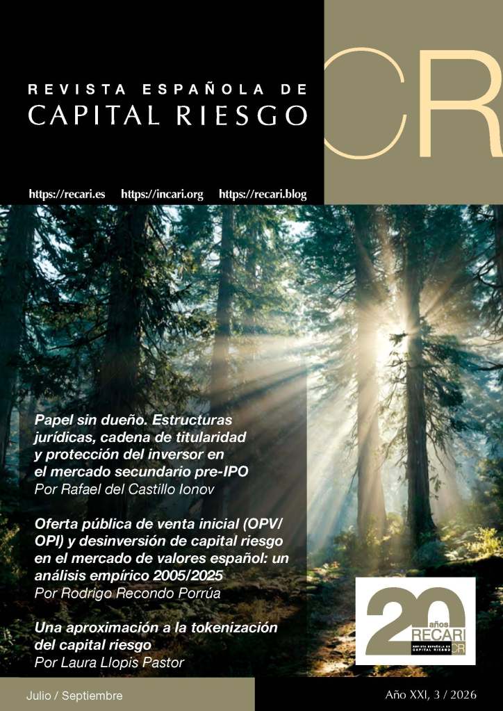 Revista Española de Capital Riesgo del 3T.2026 - portada